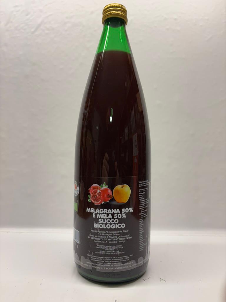 Bottiglia 1L succo biologico melograno e mela – Il Melograno del Piave